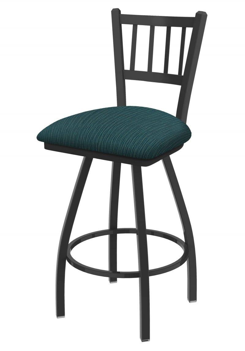 25x22 Swivel Counter Stool with Pewter Finish I89065