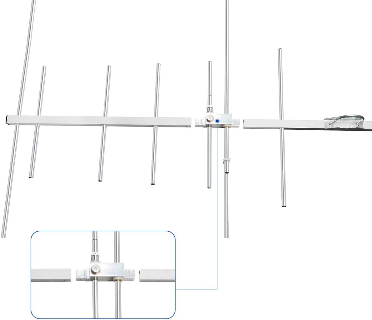 Dual Band Outdoor Yagi Antenna, 8 Elements 3 Sections U97232