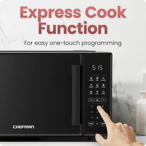 1.1 Cu. Ft. 1000 Watts Black Countertop Microwave Oven C53653