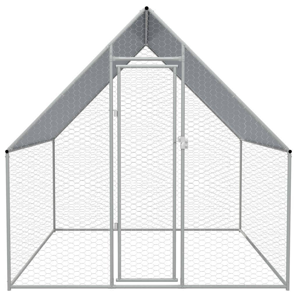 Galvanized Steel Chicken Cage Z68785