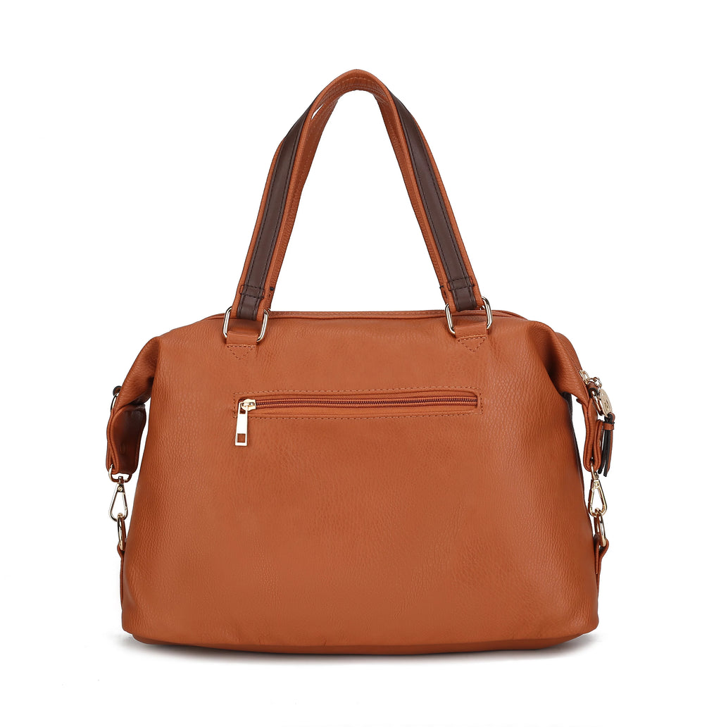 Vegan Leather Tote Handbag D611