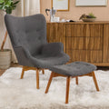 Grey Mid Century Chair Set U338372