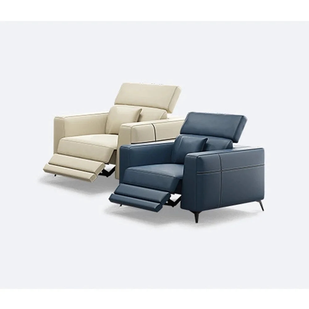 Genuine Leather Reclining Sofa Set V80495