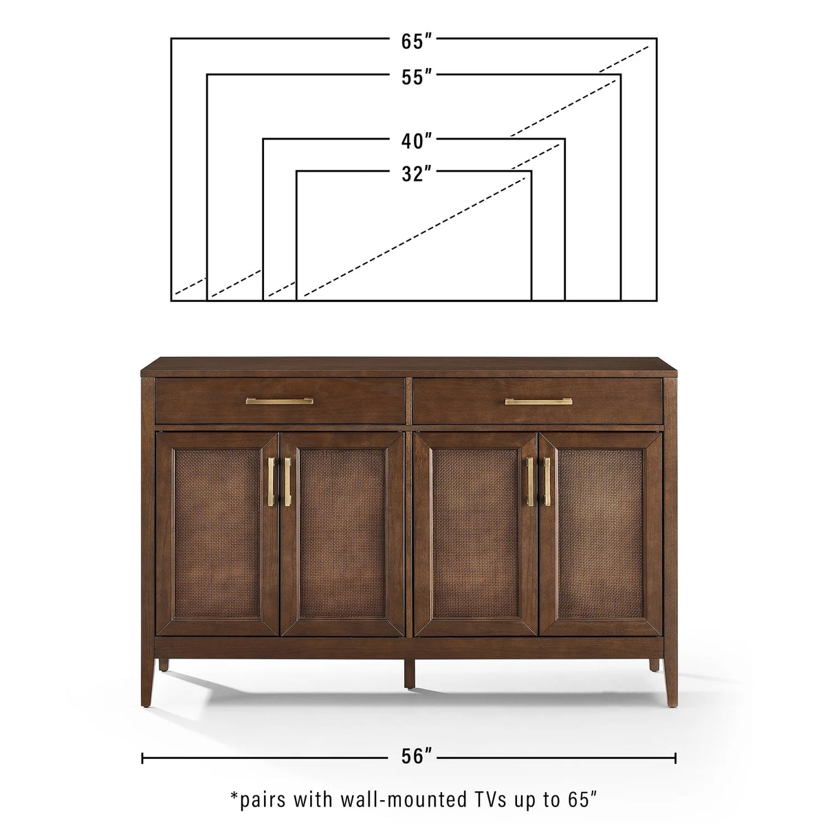 Dark Brown Sideboard G641