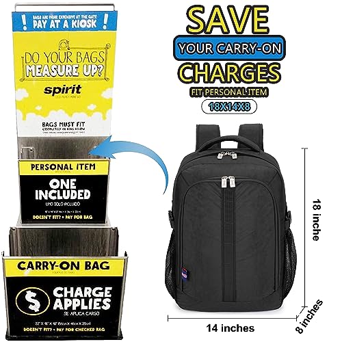 Navy Under-Seat Backpack 18 x 13 x 8 Inches E71392