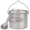 Lightweight Titanium Pot with Folding Spork B607