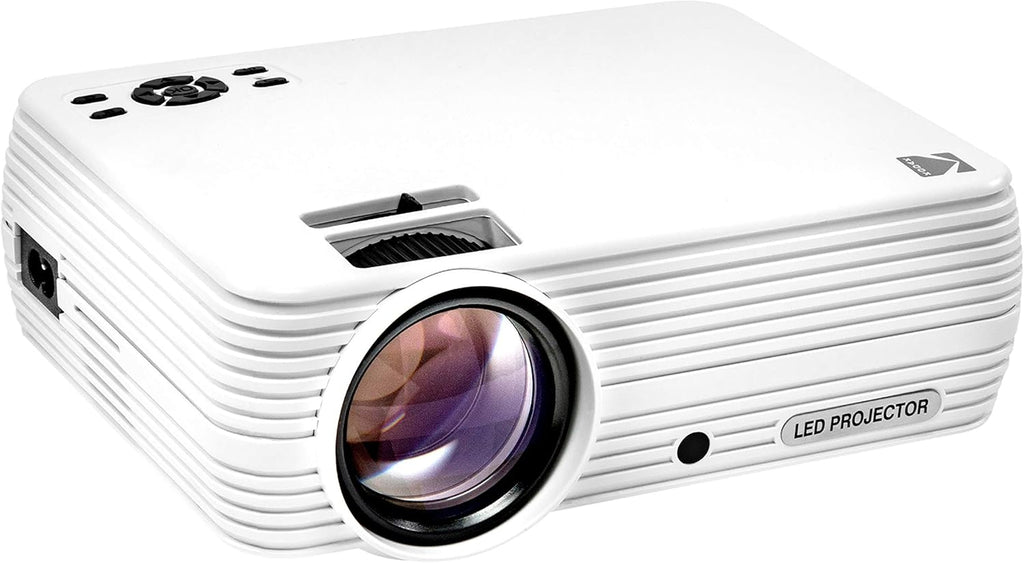 1080p HD Compact Home Projector with Tripod and Case Q498309