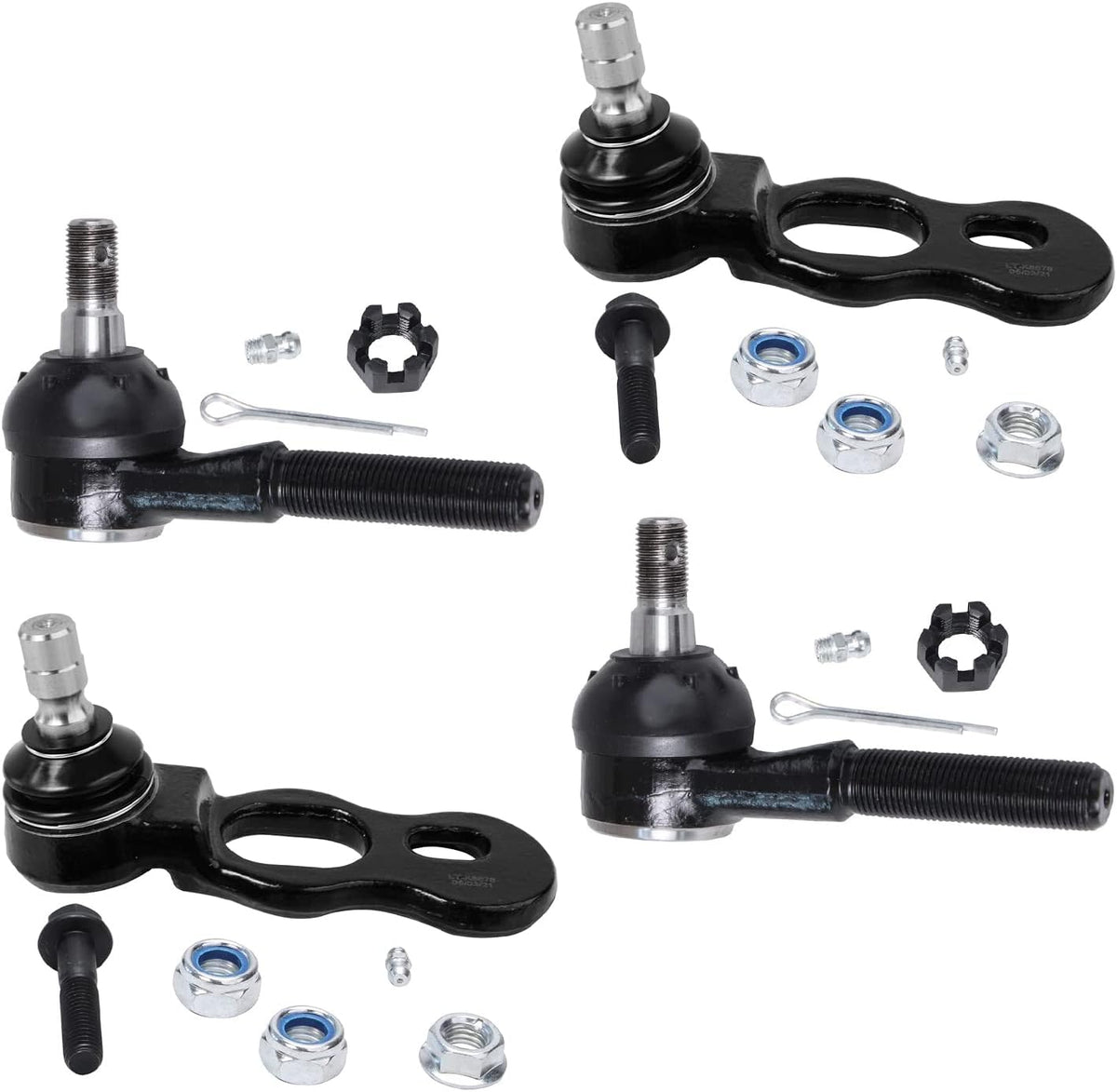 14PC Front Steering Idler Arm Pitman Arm Tie Rods Sway Bars Ball Joints G603