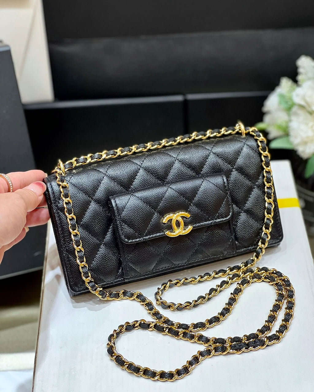 Black Shoulder Bag F502
