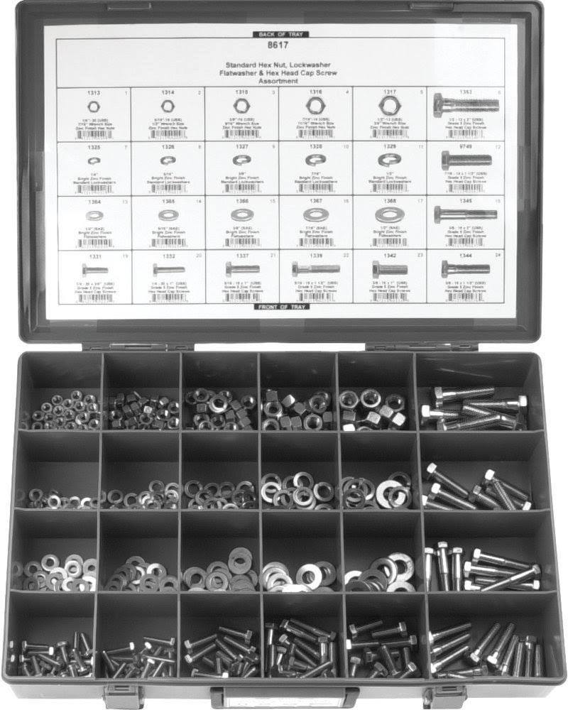 Universal Grade 5 Nut and Bolt Assortment C145880
