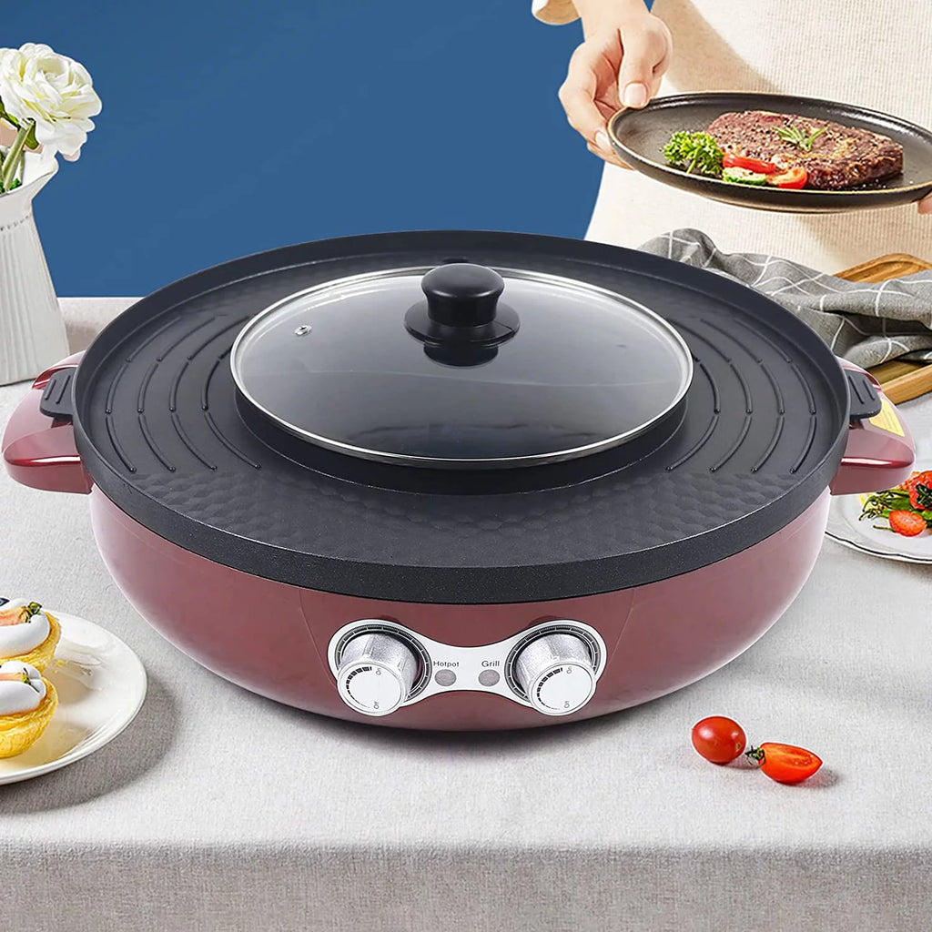 2 in 1 Electric Hot Pot Grill A233