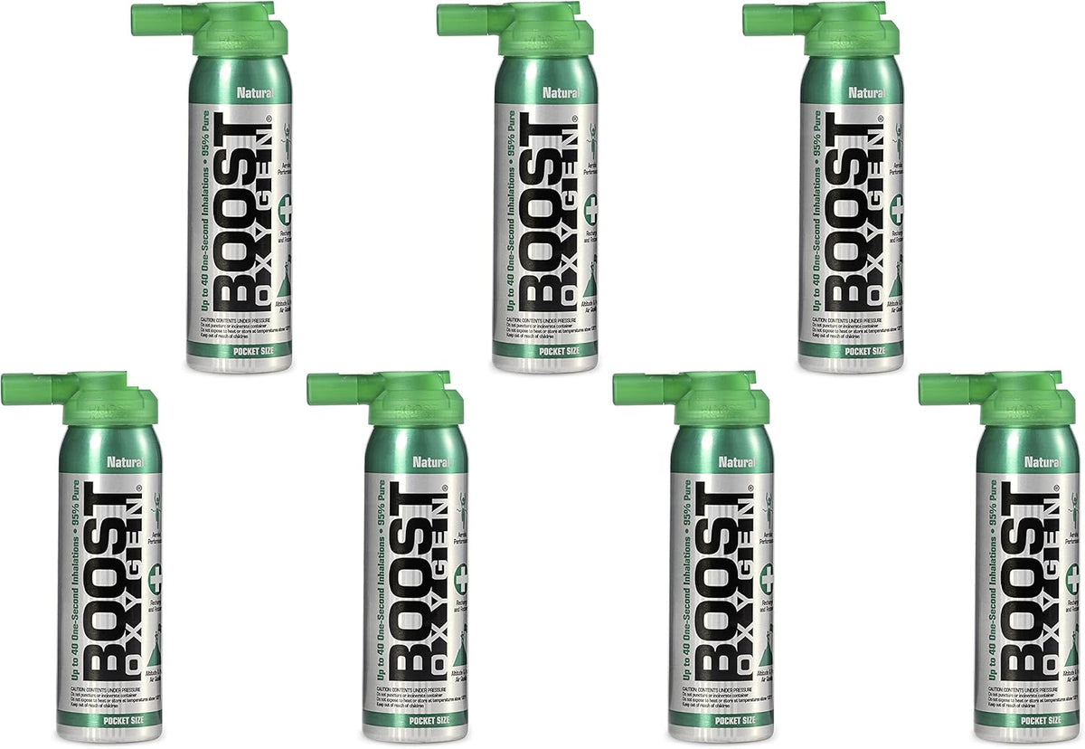 2-Liter Natural Oxygen Canister Bottle (7 Pack) T338