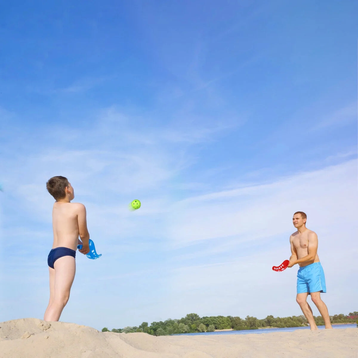 Scoop Ball Game Toss & Catch Set Outdoor Sports Beach Game D82108