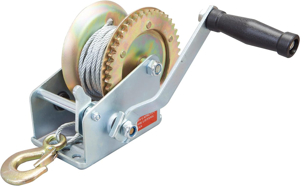 1600lbs Capacity Heavy Duty Hand Winch Steel Wire Cable Pack of 2 G8692