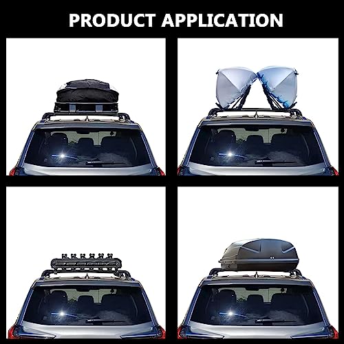 Black Lockable Roof Rack Crossbars H92423
