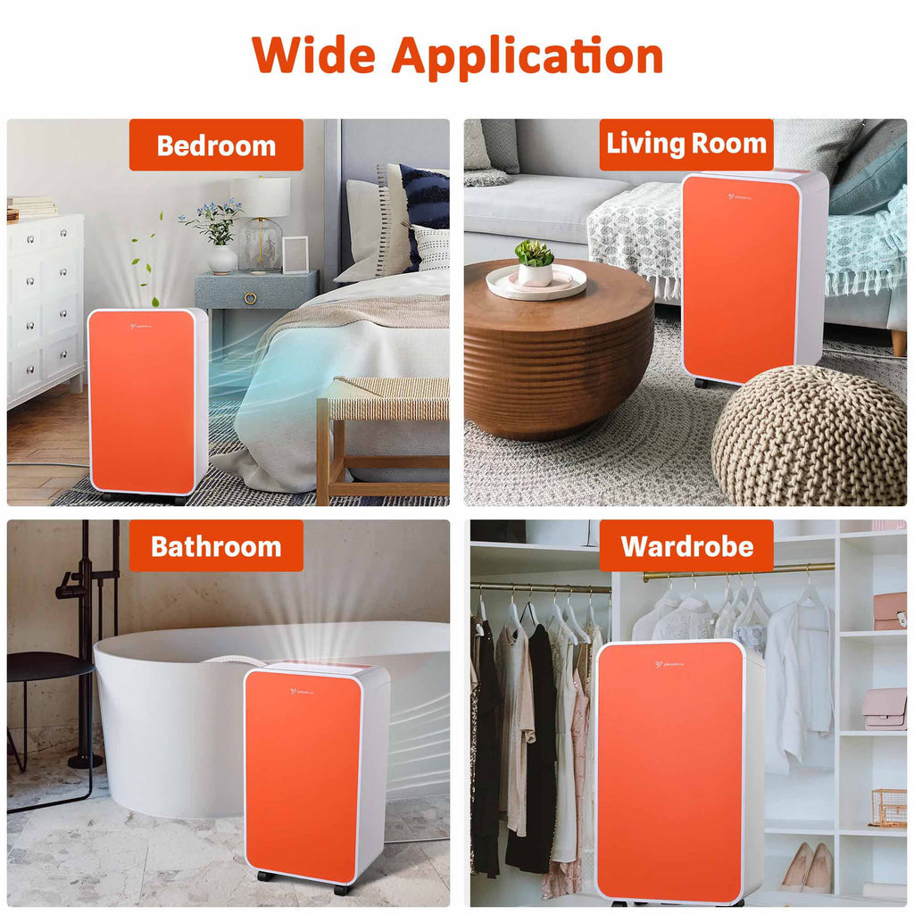 24 Pint Portable Dehumidifier with Drain Hose U424