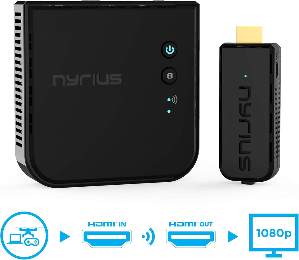 Wireless Video HDMI Transmitter & Receiver for Streaming HD 1080p 3D Video & Digital Audio U758431
