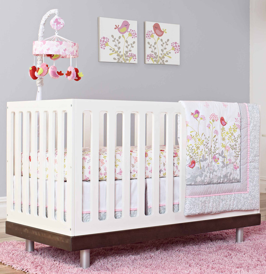 3 PC Crib Bedding Set B7502