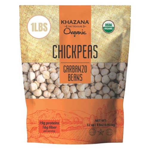 Organic Chickpeas 7lb Garbanzo Beans Non-GMO Gluten Free Kosher Lentils A219