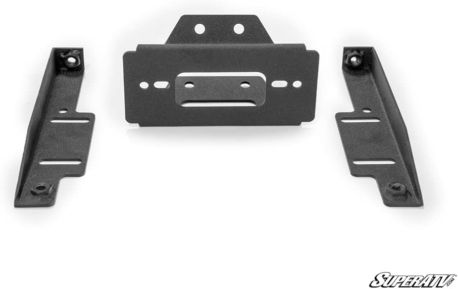 3500 lb Black Ops Winch with Heavy Duty Winch Mounting Plate S500