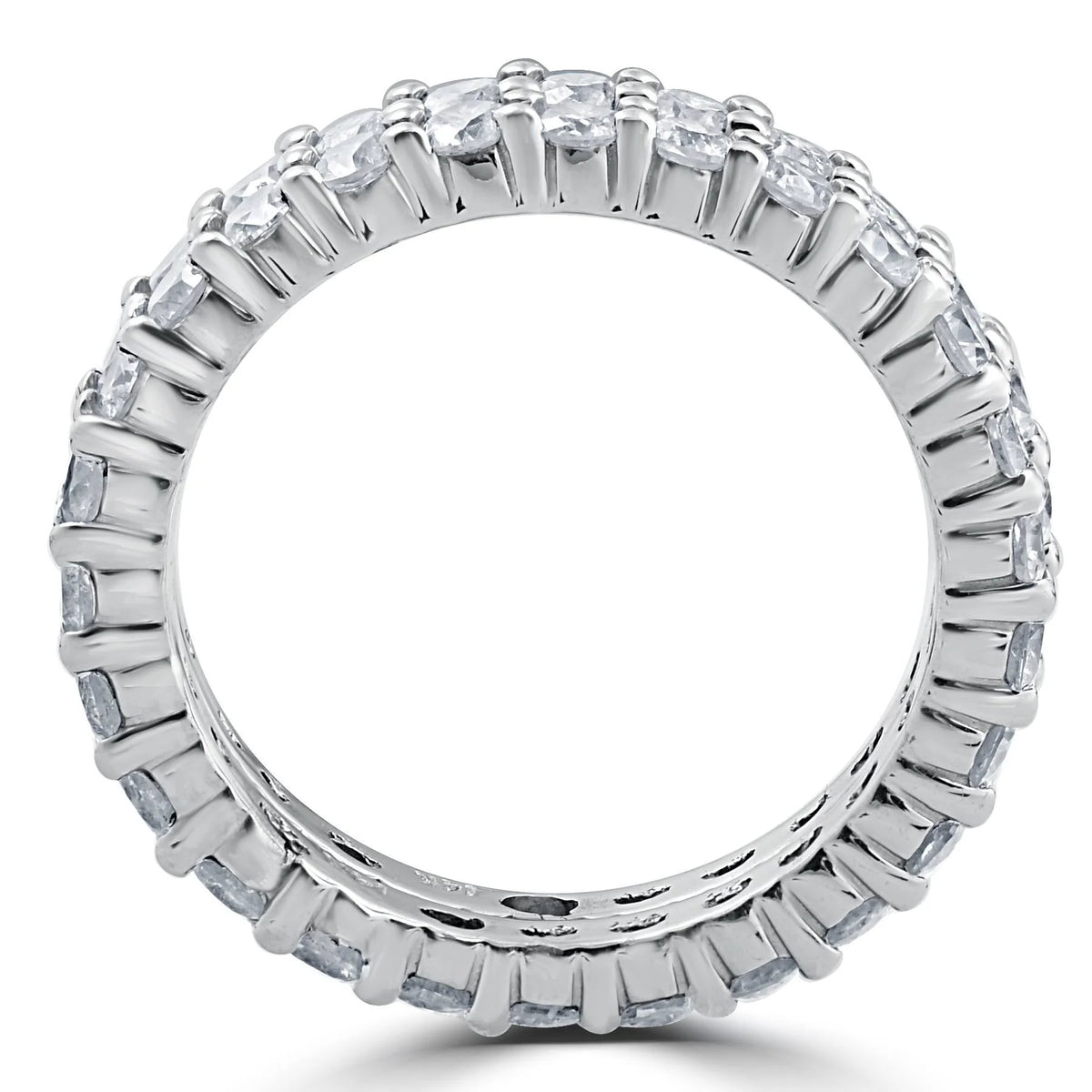 3ct Diamond Eternity Double Row 14K White Gold A77212