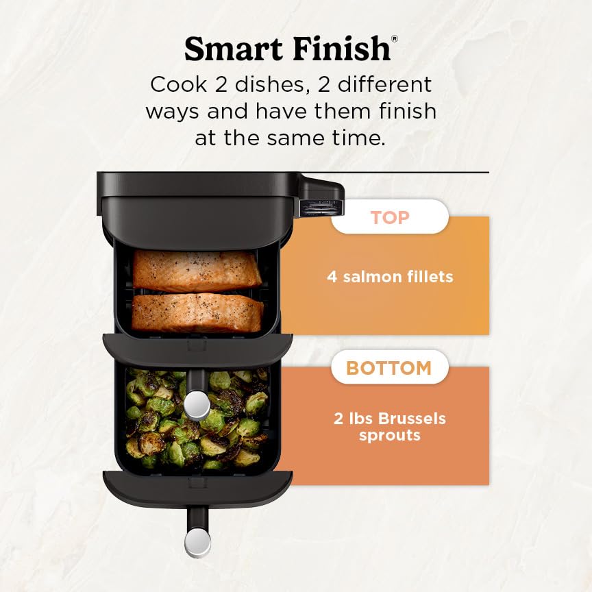 Black 8 QT 2-Basket Air Fryer F4701