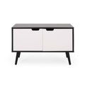 2 Door Cabinet Black/White N628471