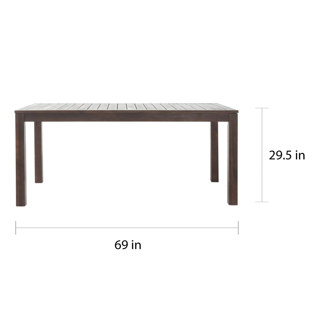 Acacia Wood Rectangle Dining Table Q621