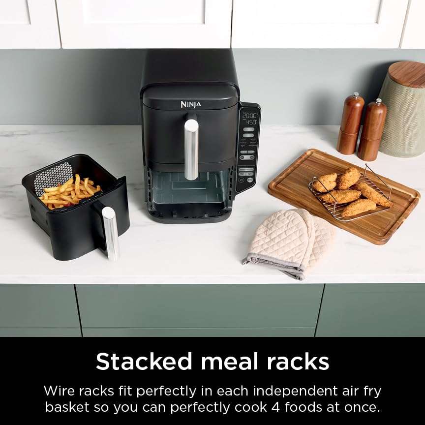 Black 8 QT 2-Basket Air Fryer F4701