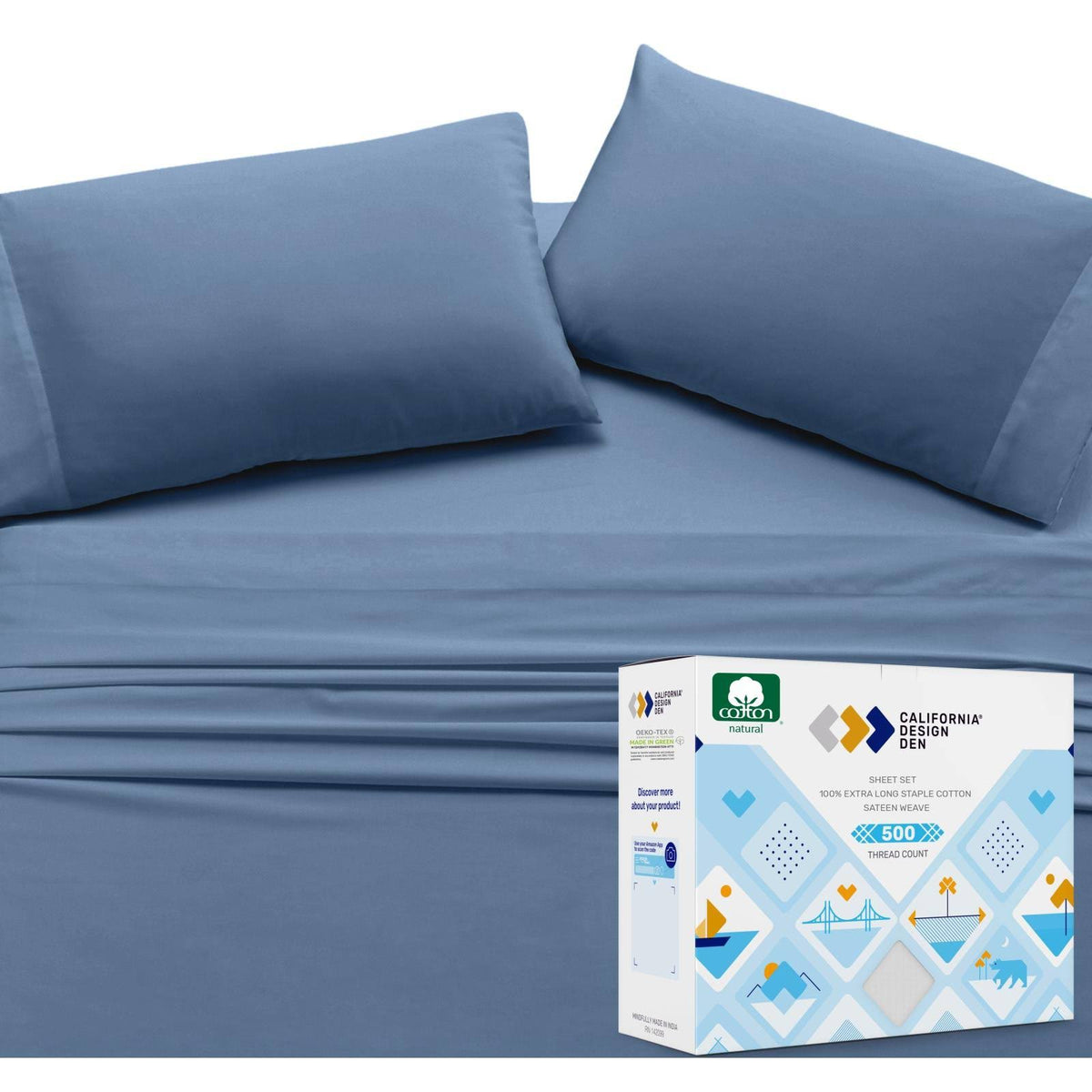 Full Size Sateen 4 Piece Sheet Set R168