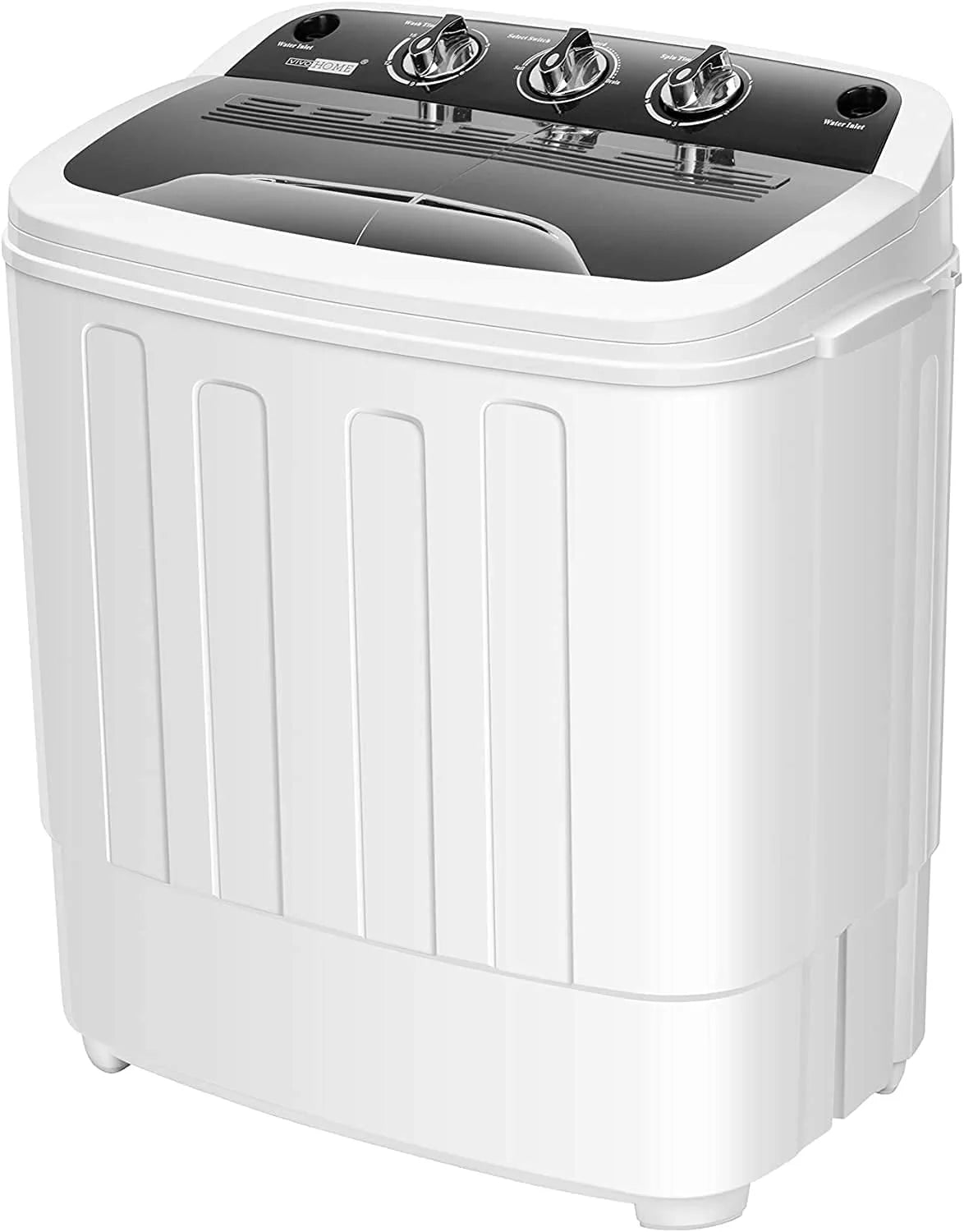 Portable Twin Tub Mini Laundry Washer and Spin Dryer Combo 13.5lbs T62343
