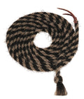Black/Light Brown Weaver Tail Hair Mecate G424