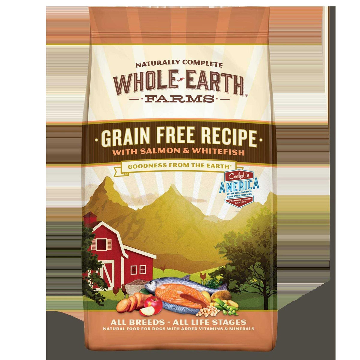 Grain Free Dry Dog Food Salmon & Whitefish Recipe N3139