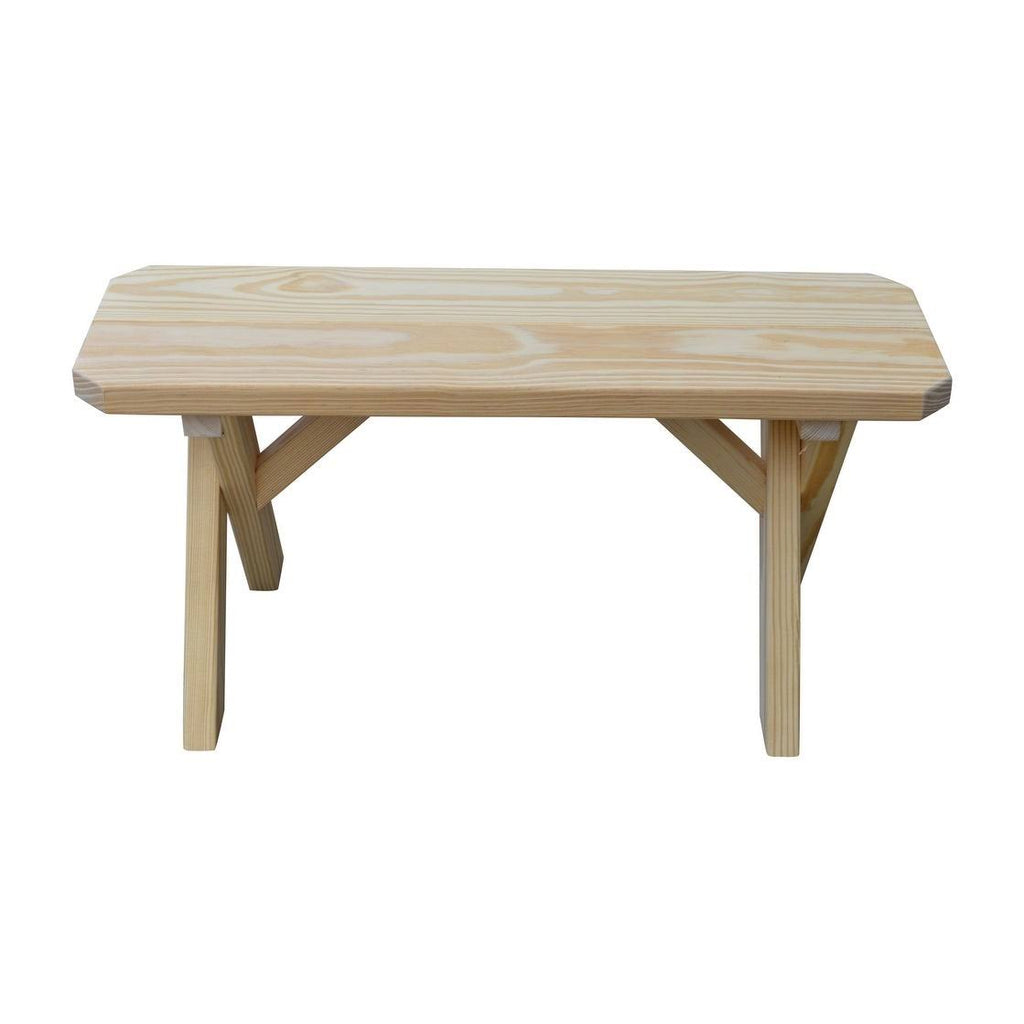 Caribbean Blue Crossleg Bench E23695