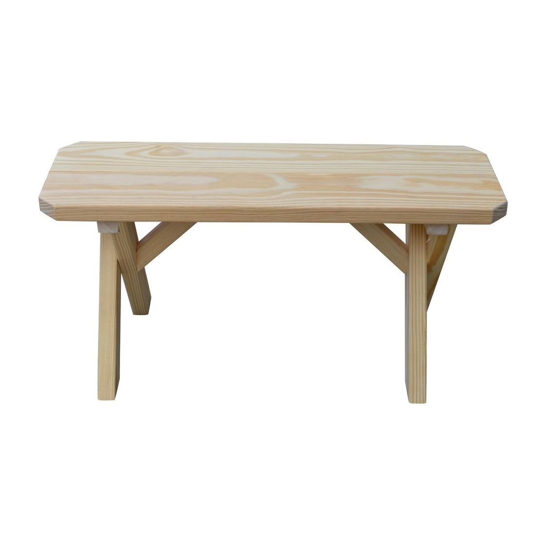 Caribbean Blue Crossleg Bench E23695