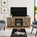 Rustic Oak Storage TV Stand B36434