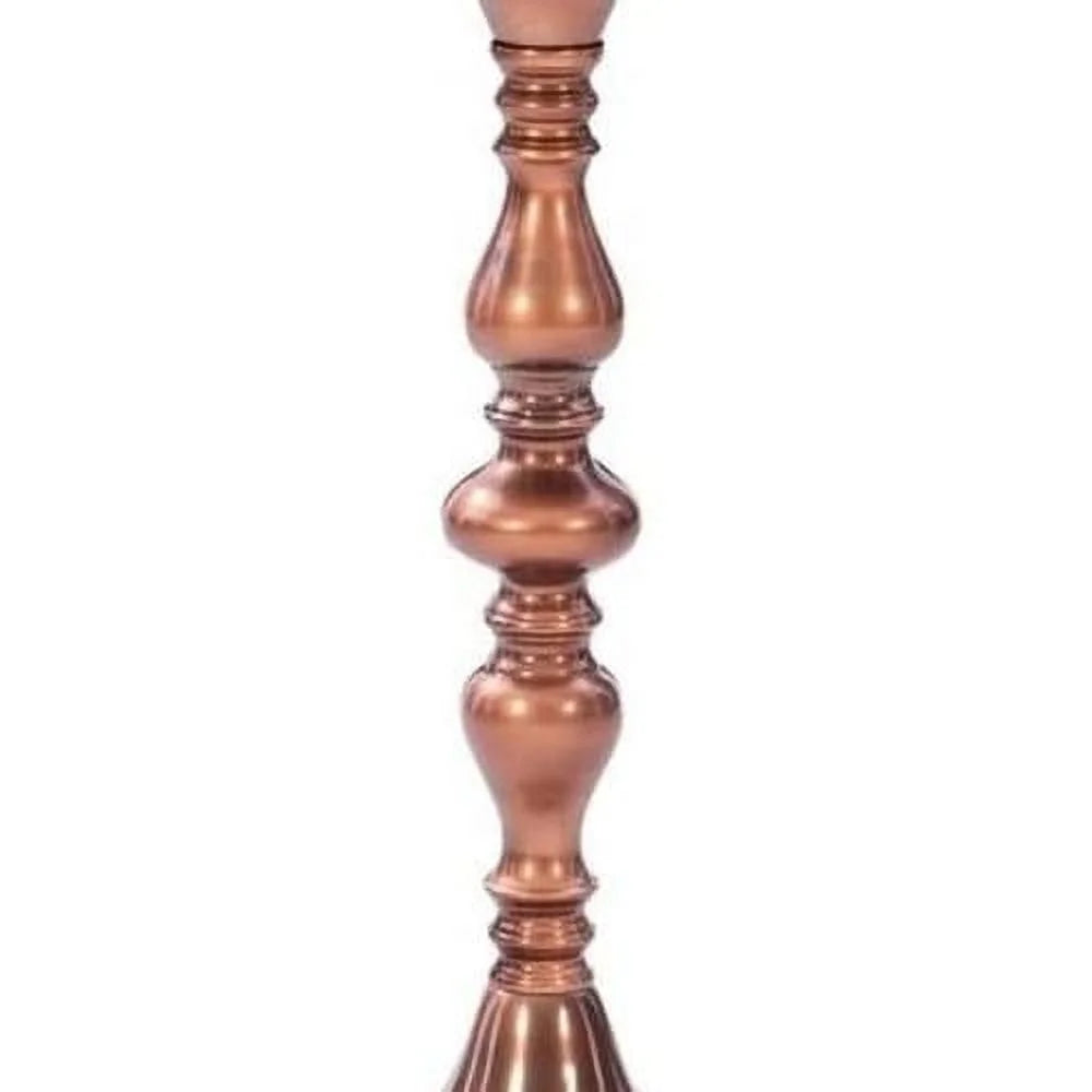 Wood And Aluminum Side Table H69571