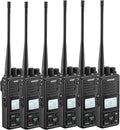 6 Packs UHF Two Way Radios with Earpieces H7256