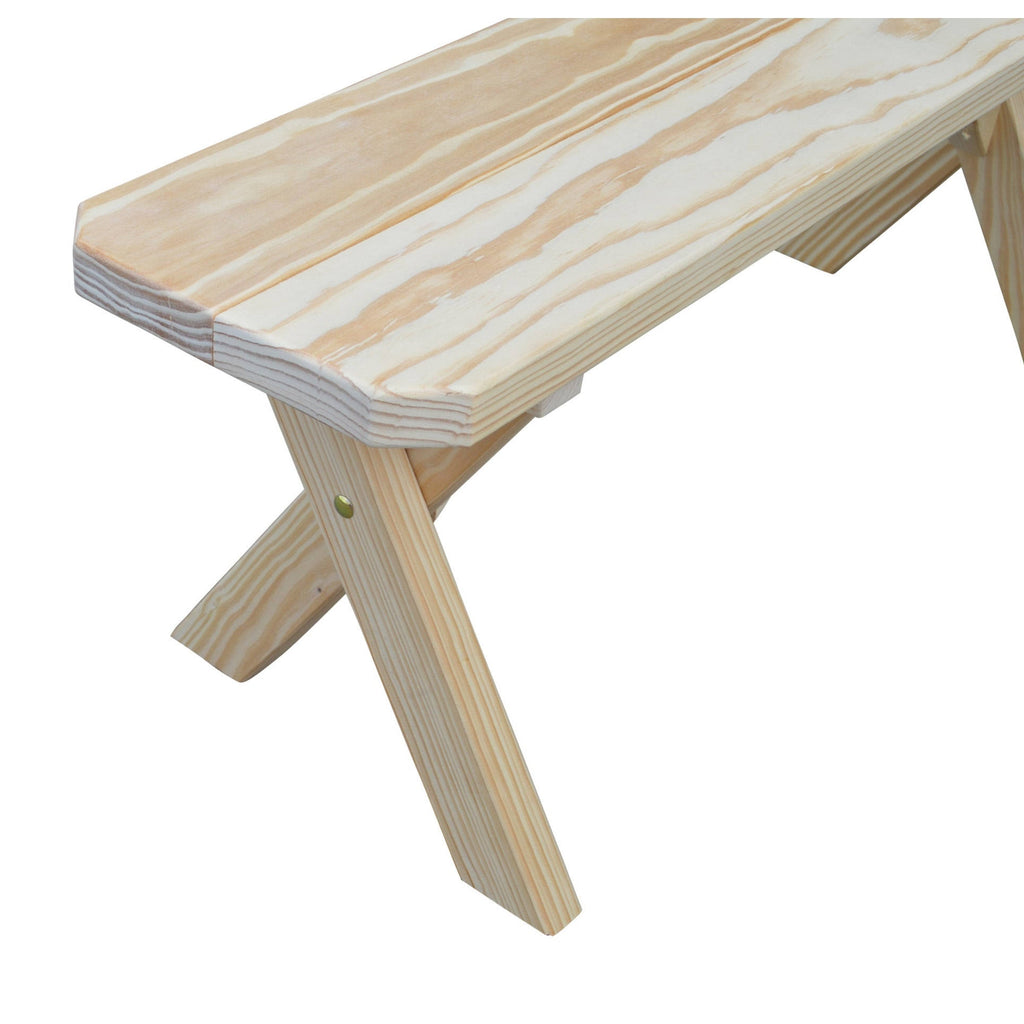 Caribbean Blue Crossleg Bench E23695