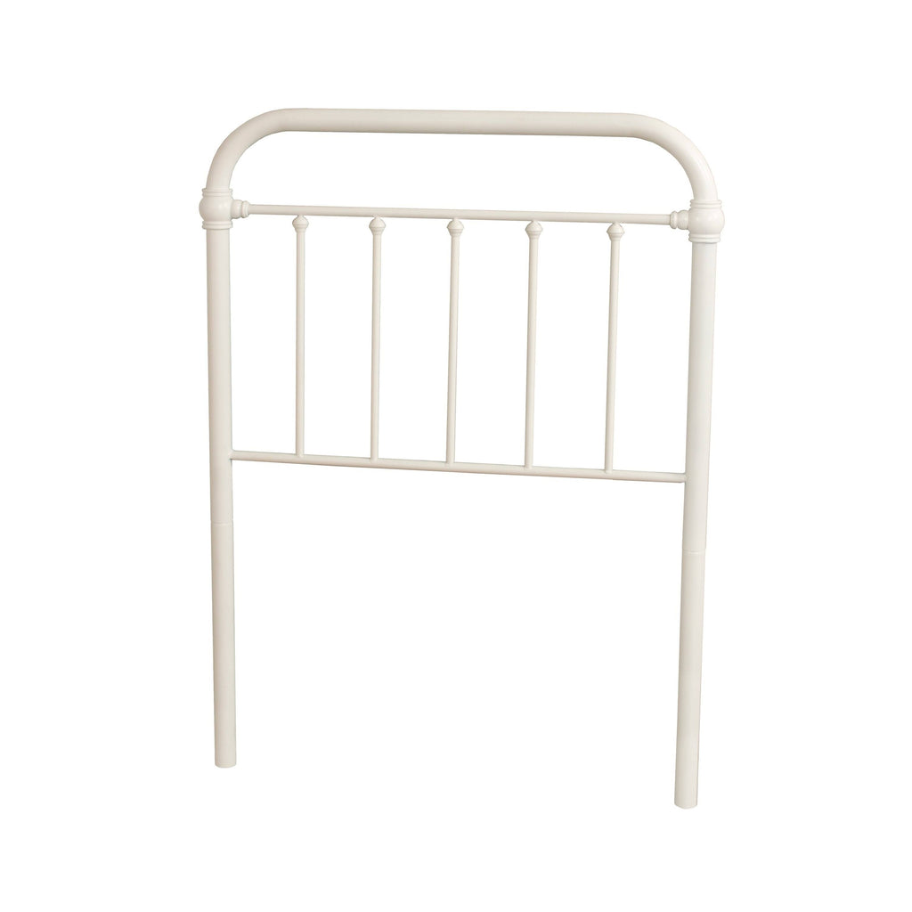 White Metal Headboard C578