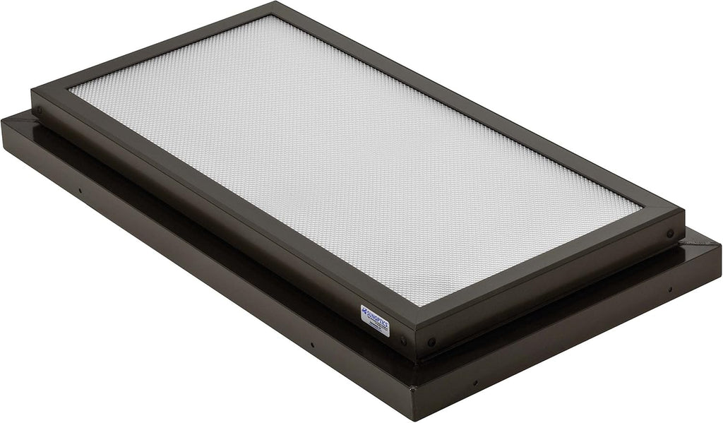2-Feet by 3-Feet Triple Glazed Manually Venting Curb-Mounted Prismatic Flat Skylight G366597