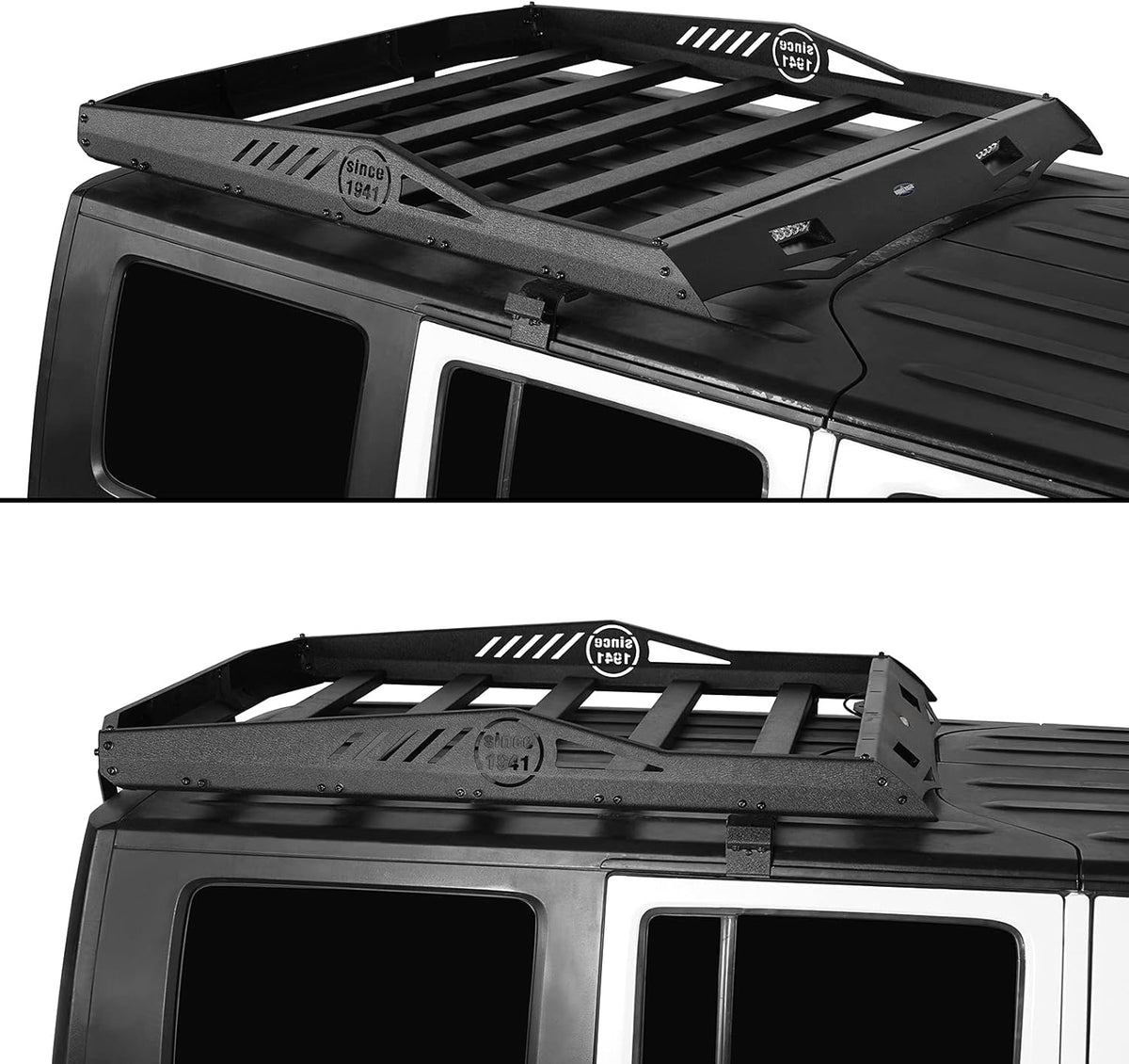 Roof Rack Cargo Carrier Basket with Wind Deflector Z297393