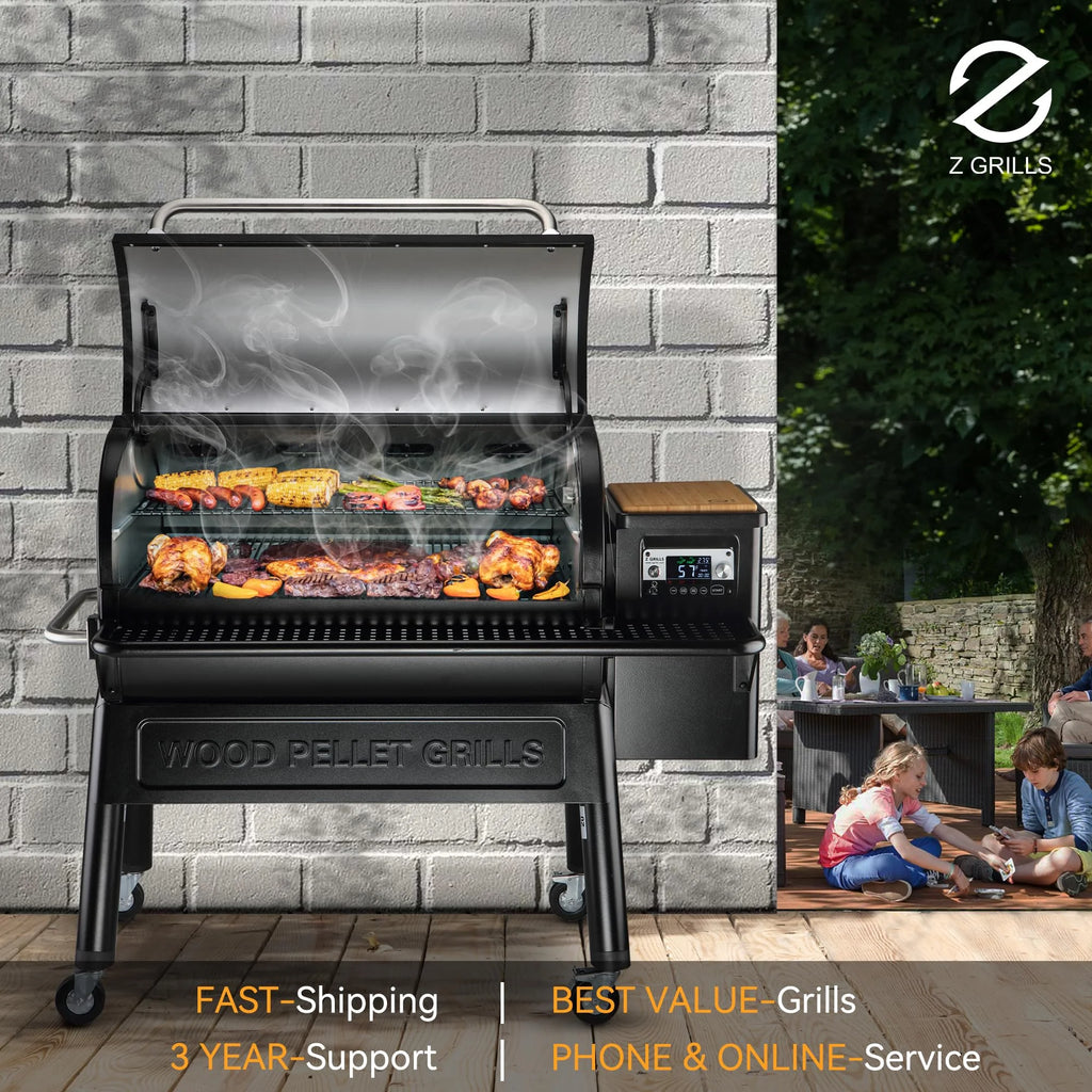 Wood Pellet Grill & Smoker with WiFi H4785
