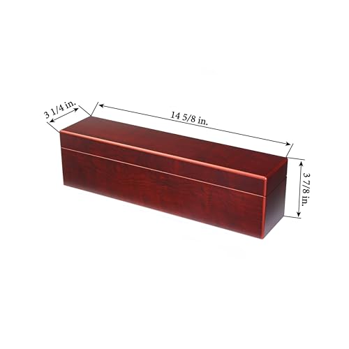 Mahogany Wood Grain Coin Box for 50 Slabs D588