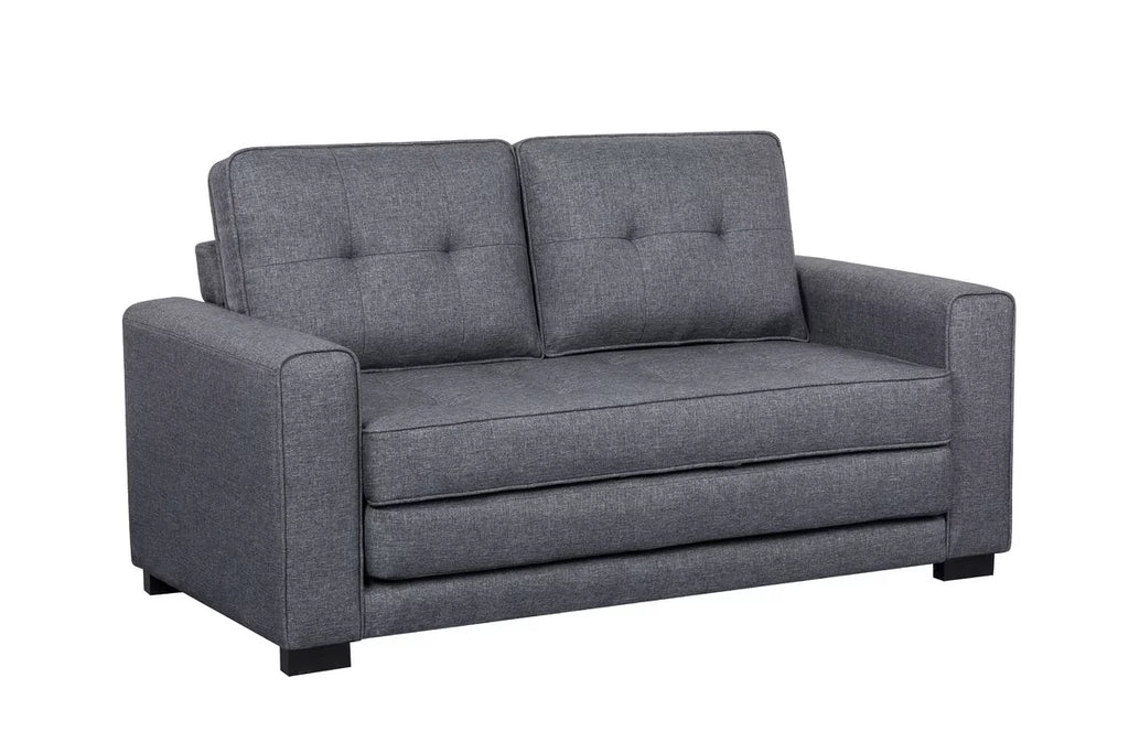 Convertible Sleeper Loveseat Dark Gray C663