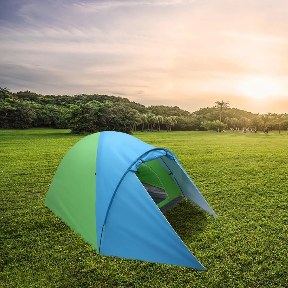 Blue Green Oxford Fabric Single Person Tent A421884