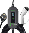 Portable Level 2 Electric Vehicle Charger, 16Amp, 50 Feet V26481