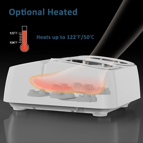 Black Shiatsu Foot Massager with Heat and Remote Control T1505