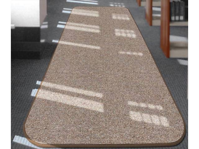 Pebble Beige Skid-Resistant Carpet Runner 20 ft. x 27 in. S681