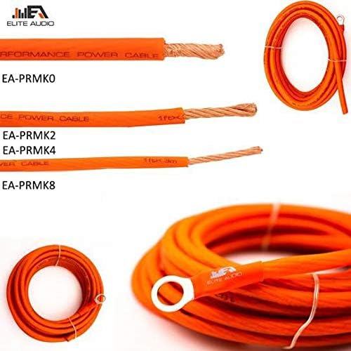 0 Gauge CCA Amp Kit with 20 feet 0 AWG + 2-Channel RCA Interconnects G6625
